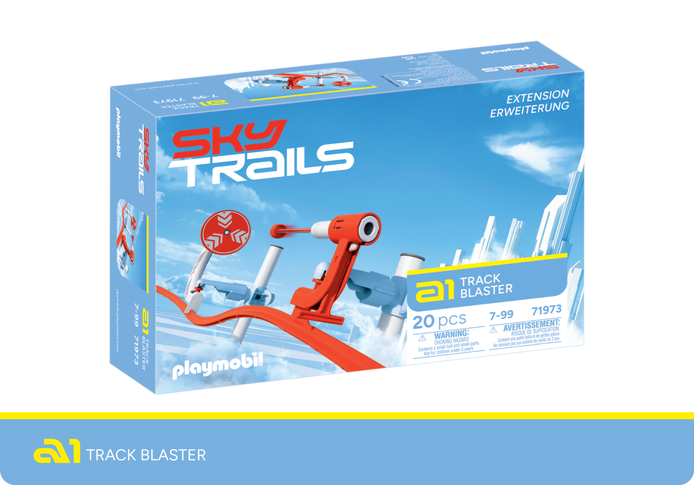 SKY TRAILS Track Blaster Erweiterungspack mit 20 Teilen für Kinder ab 7 Jahren