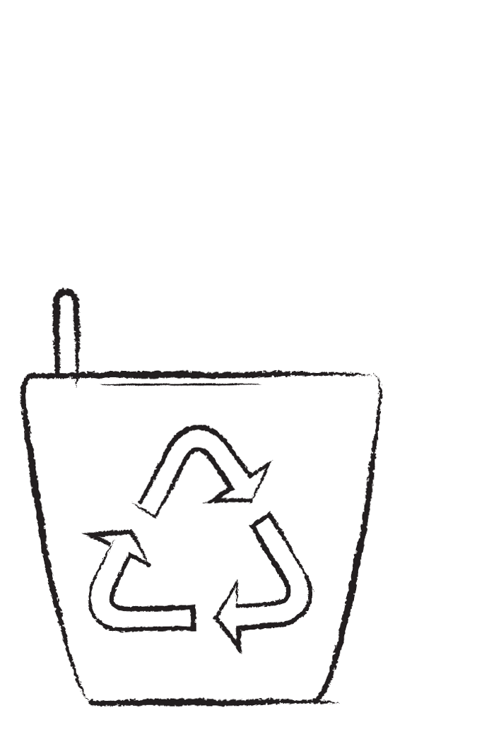 Lechuza recycling icon